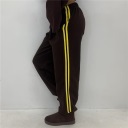 pantalone felpato con polsino clark